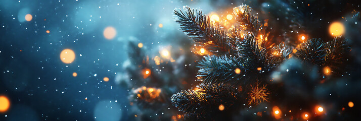 Holiday Illustration – Christmas Tree and Ornaments