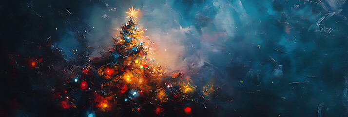 Beautiful Christmas Background for Seasonal Design