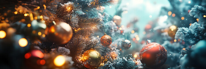 Beautiful Christmas Background for Seasonal Design