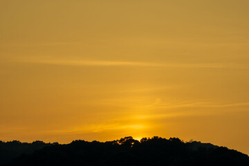 夏の空　夕暮れの時の空と雲62