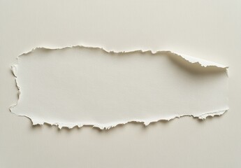 Torn Paper Edge Texture Closeup