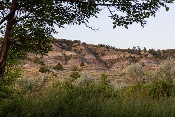 Theodore Roosevelt National Park Badlands