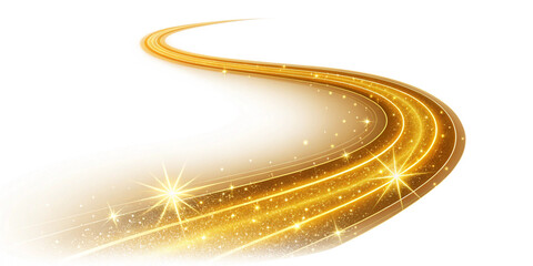Magical Golden Stardust Road with Sparkling Light and Glitter Trail
Fantasy Shimmering Path of Stardust and Radiant Golden Glow