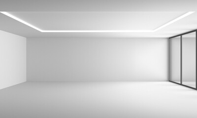 Modern Gray Interior 3D Design for Architecture and Visualization