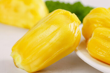 Fresh Vietnamese Honey Pineapple Slices - Sweet Tropical Fruit on White Plate