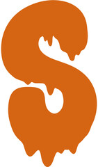 Spooky letters in Halloween S
