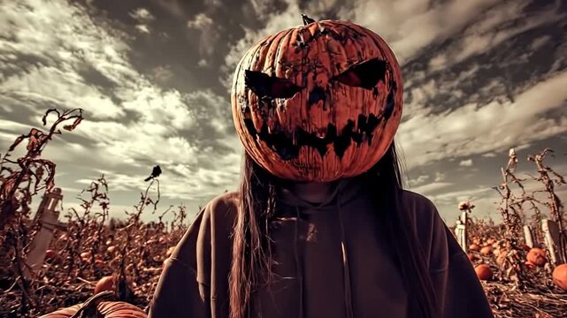 Horror in the Harvest Field: The Stare of the Pumpkin Monster