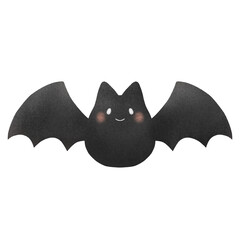 Cute bat – Halloween hand-drawn illustration