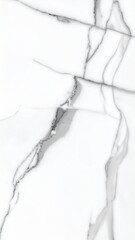 Abstract White Marble Texture Background with Gray Veins Elegant Stone Pattern for Interior Design and Decorative Surface