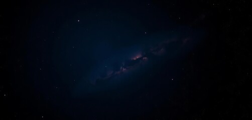 Deep, inky black void, subtly textured with swirling nebulae,  digital,  background