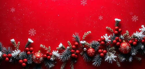 Rich, deep crimson Christmas background texture, burgundy texture, vintage