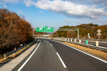 Chugoku Expressway Mine East Junction japanese