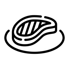 steak line icon