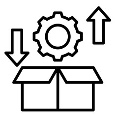 Import Export  Icon Set Multiple Style Collection