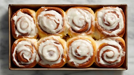 Cinnamon Rolls in a Pan