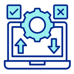 System Testing  Icon Set Multiple Style Collection