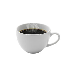 Enjoy a steaming cup of rich black coffee, perfect for morning energy and cozy moments.