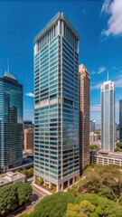 Fototapeta premium High-rise office building in Sydney's CBD