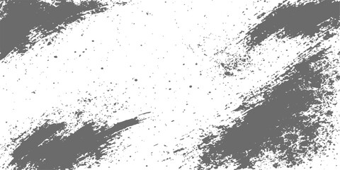 The dark grunge black ink splat texture illustration forms a dirty vector pattern with liquid splatter and spray stains