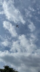 airplane in the sky