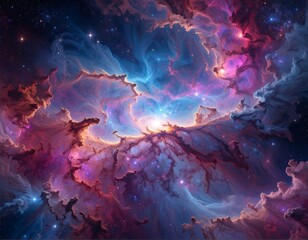 Cosmic Nebulae in Deep Space.
