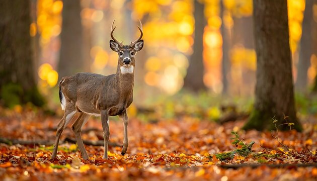 Autumn Forest Deer.