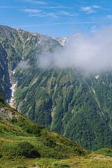 日本：八方尾根から見る白馬連峰／長野県白馬村・9月