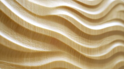 Natural Wavy Light Wood Grain Texture Map: Warm Material for Interior Design, Furniture Decoration, Web Backgrounds and 3D Modeling