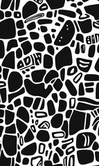 Tile or carpet pattern background with decorative, symmetrical elements. Ideal for wallpaper, textiles, or digital design projects.