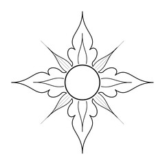 abstract flower vector illustration