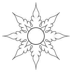 abstract flower vector illustration