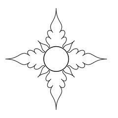 abstract flower vector illustration