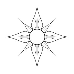 abstract flower vector illustration