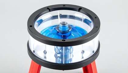 Lab equipment, circular, transparent