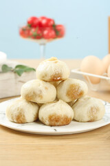 Traditional Chinese Xiaolongbao Soup Dumplings with Meat Filling Fresh Steamed Buns Breakfast