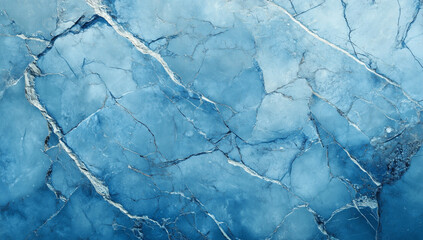 Obraz premium Blue marble surface background banner