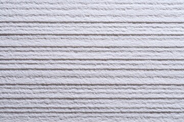Textured White Paper Close-up, Horizontal Ridges, Fine Art Background