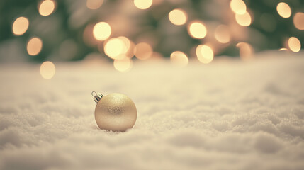 Christmas bokeh background with copy space