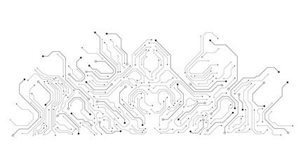 High-tech technology background texture. Circuit board vector illustration.