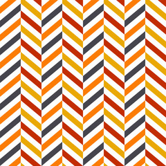 Obraz premium zigzag seamless texture in autumn colors