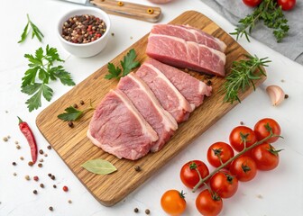 Fototapeta premium raw beef steak