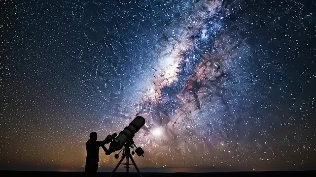 Stargazing event mountain top night sky photography cosmic wonders observer perspective astronomical exploration