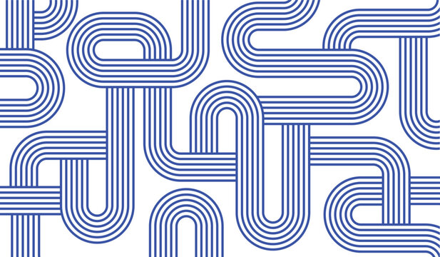 Set of zen arch line stripes, different arch, rainbow illustration 