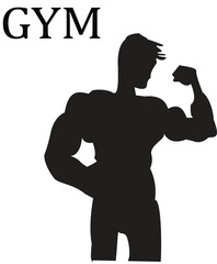 Fototapeta premium GYM, Fitness, Body building