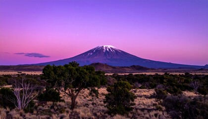 Fototapeta premium Majestic Mountain Sunrise View.