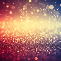 Sparkling bokeh lights with gradient colors