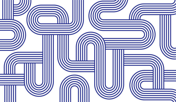 Set of zen arch line stripes, different arch, rainbow illustration 