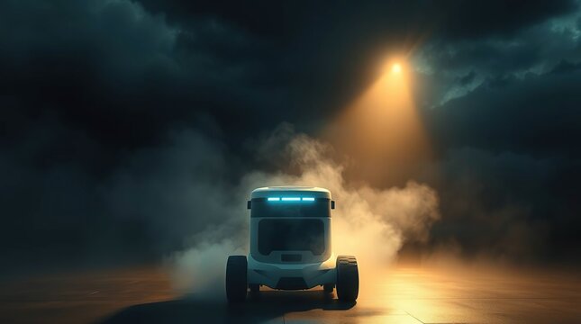 Autonomous Vehicle Night Drive.