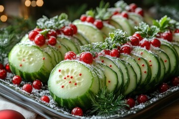 Close-up of Christmas cookies.