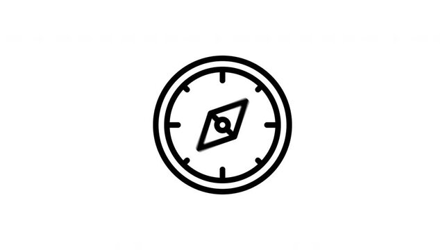 compass animated icon